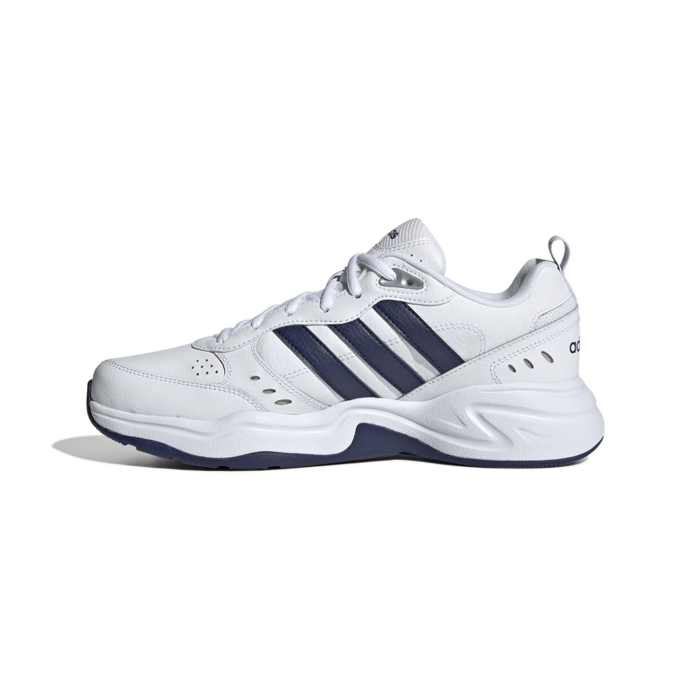LEATHER          WHITE/DK.BLUE/SILVER
