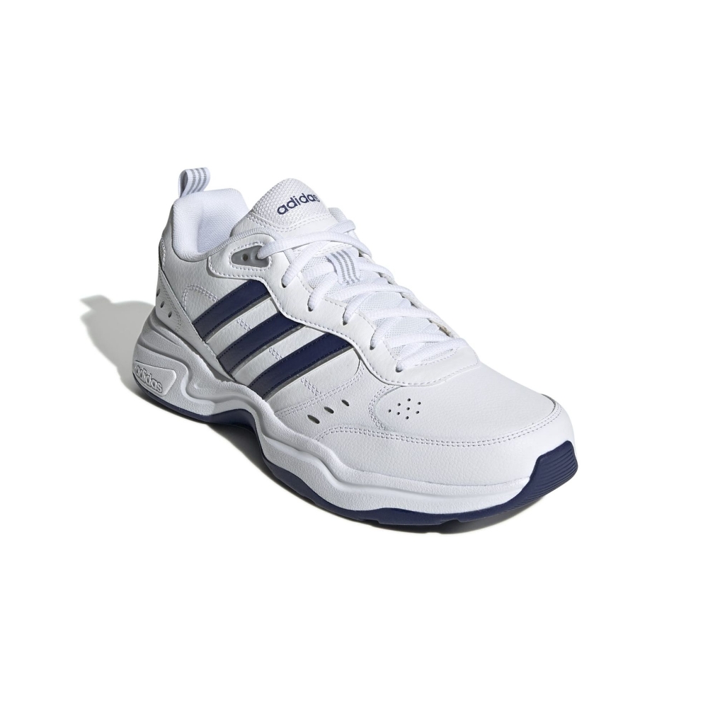 LEATHER          WHITE/DK.BLUE/SILVER