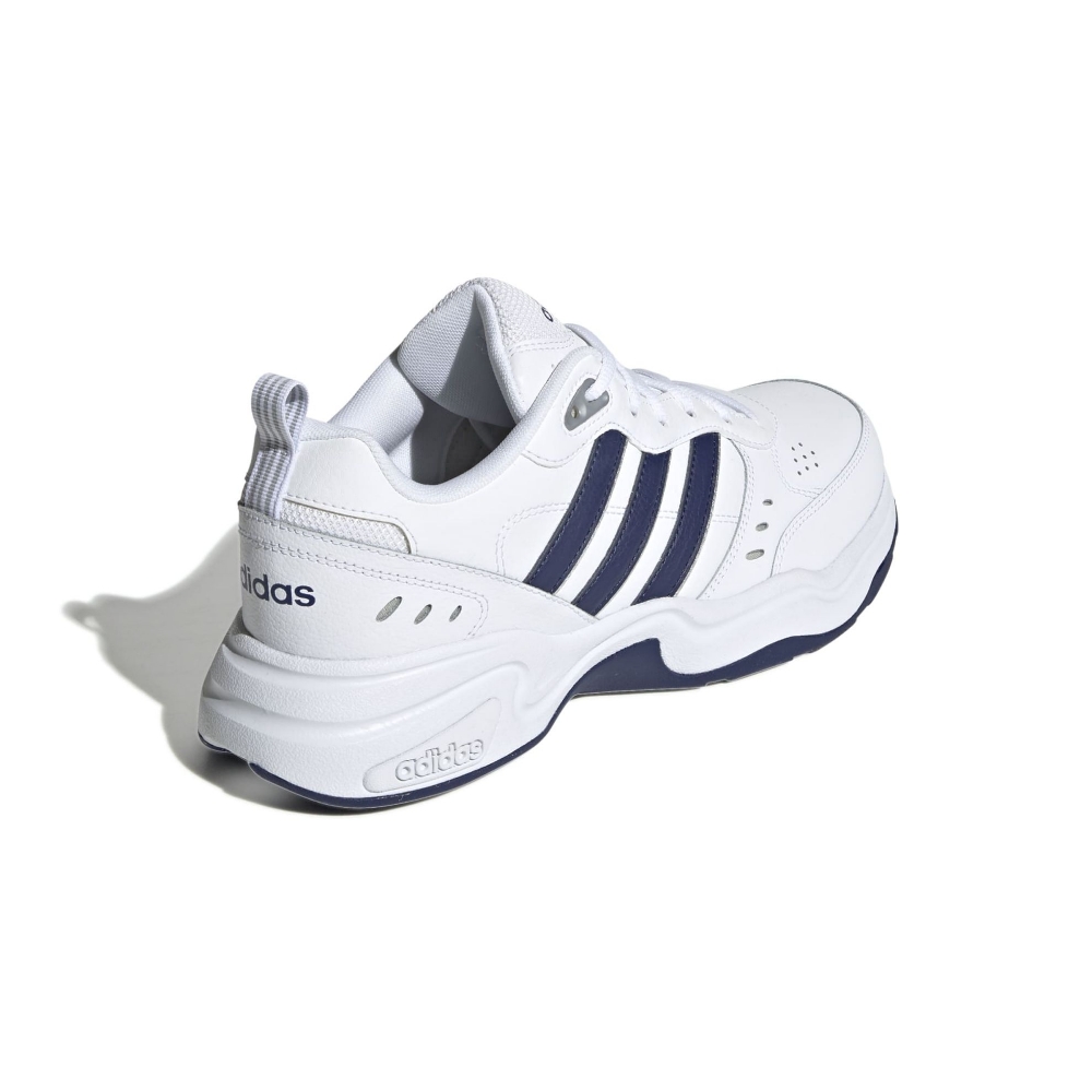 LEATHER          WHITE/DK.BLUE/SILVER