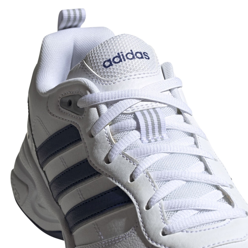 LEATHER          WHITE/DK.BLUE/SILVER