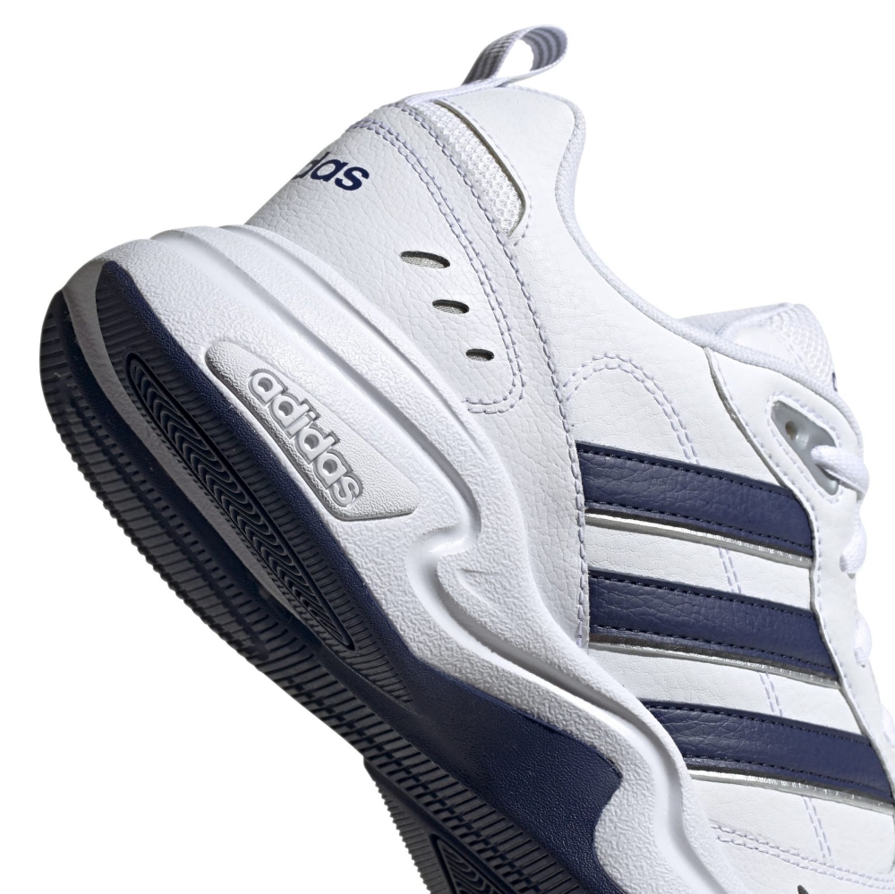 LEATHER          WHITE/DK.BLUE/SILVER
