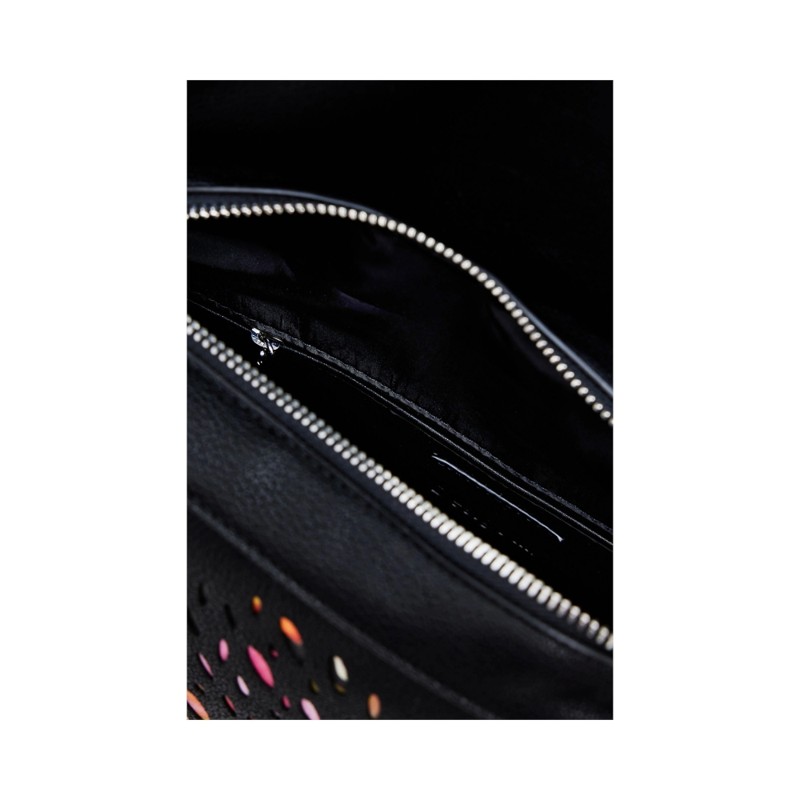 SYN.LEATHER-TXT  NERO/MULTI