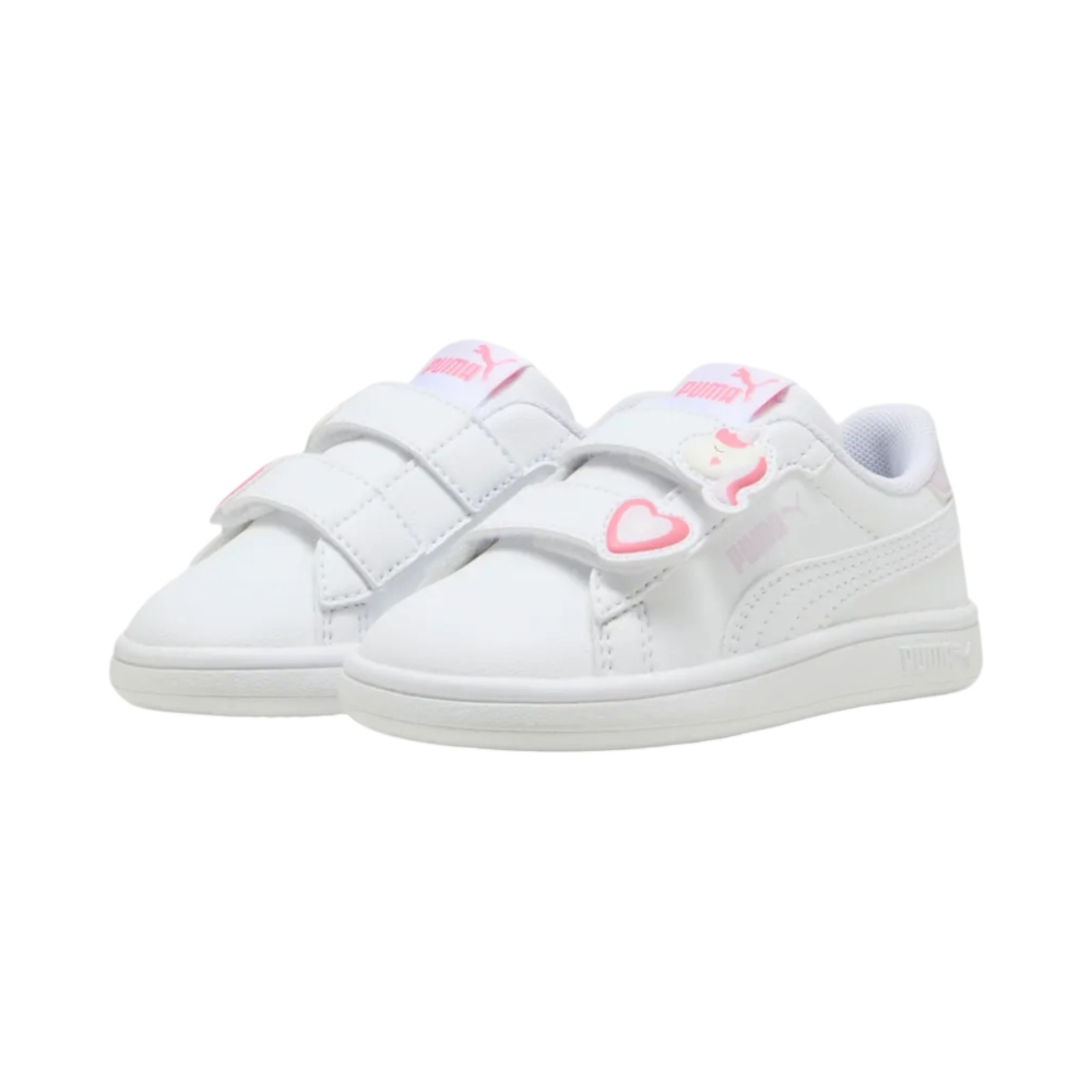 BADGE-SYN.LEATHERWHITE-ROSE-LILAC