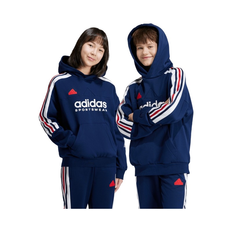 COT.FLEECE       NAVY/WHITE/SCARLET