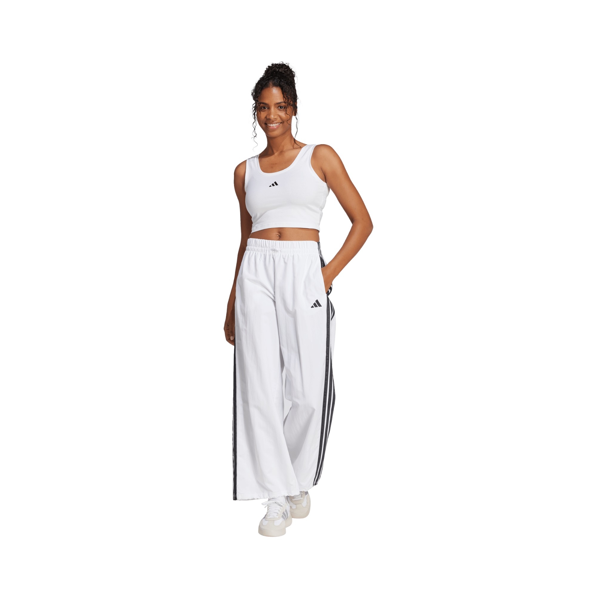 PL.WEAVE-LOOSE   WHITE/BLACK