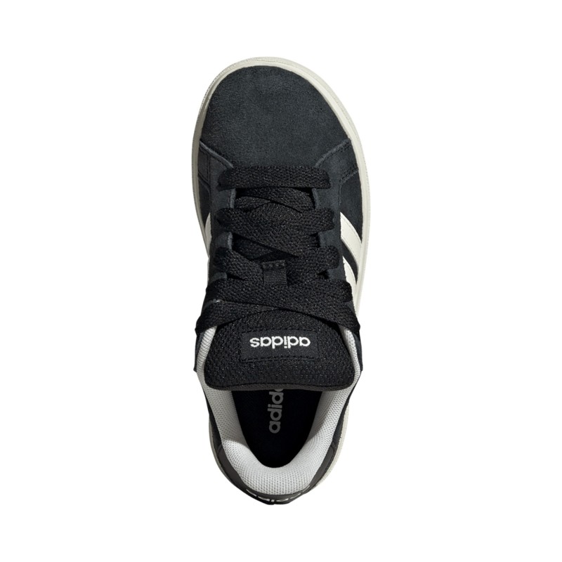 SUEDE-SYNLEA     BLACK/OFFWHT/GUM