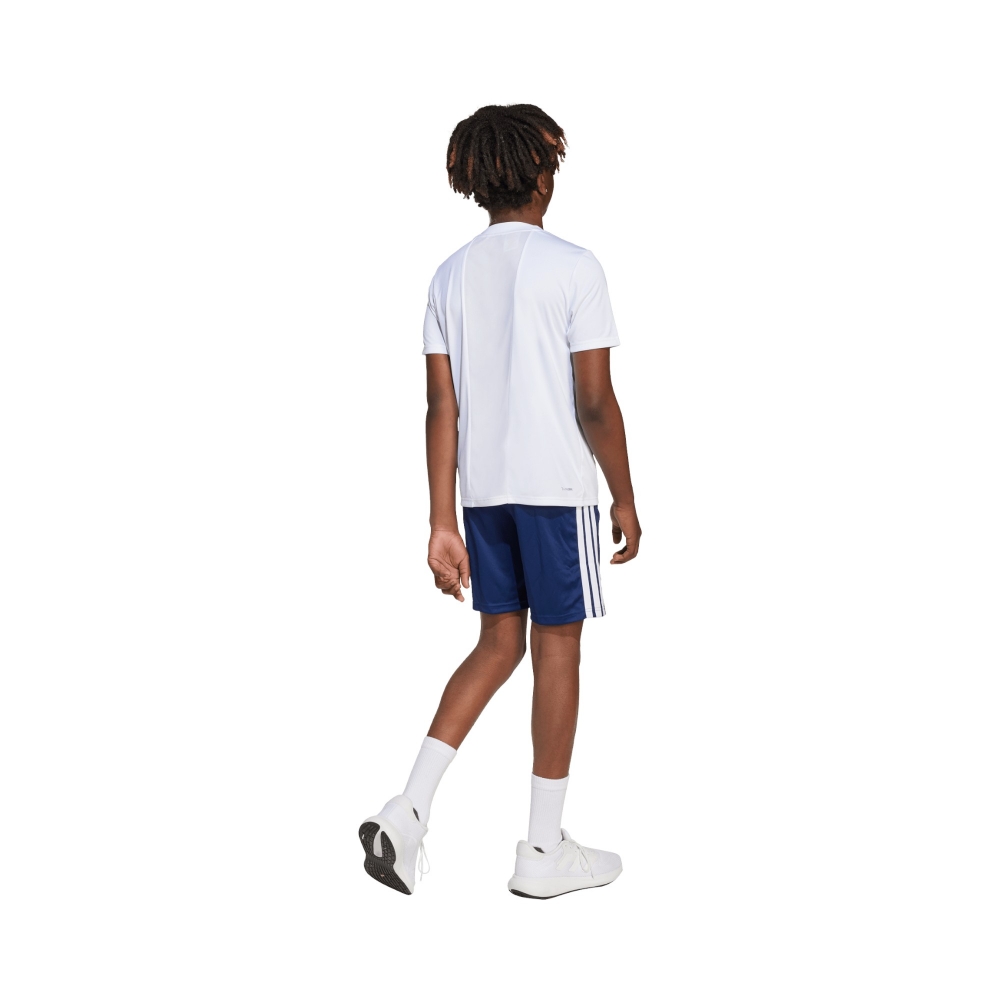 POLY INTERLOCK   WHITE/DARK BLUE