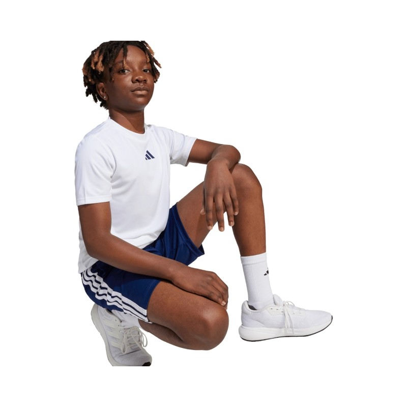 POLY INTERLOCK   WHITE/DARK BLUE