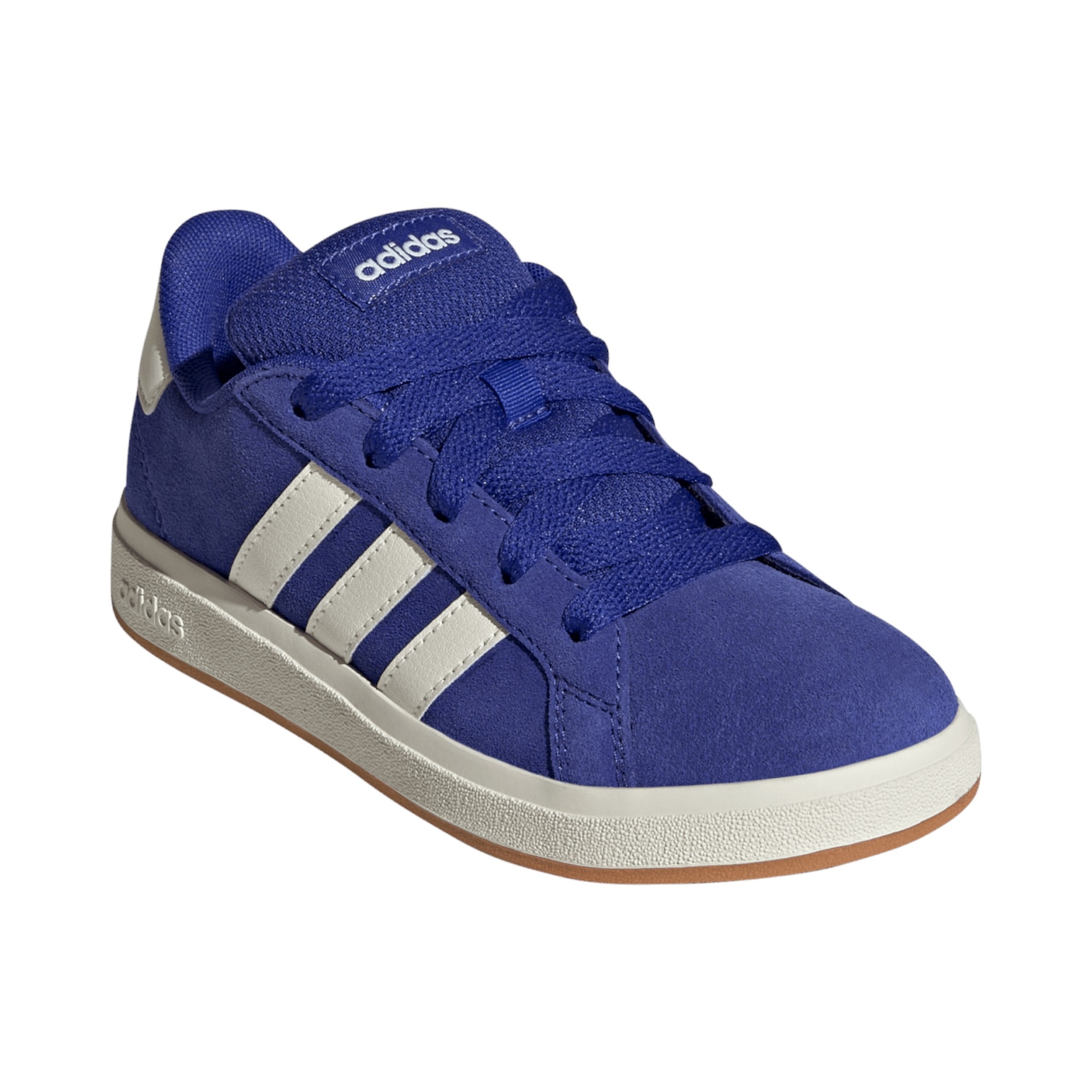 SUEDE-SYNLEA     SEMI BLUE/OFFWHT/GUM