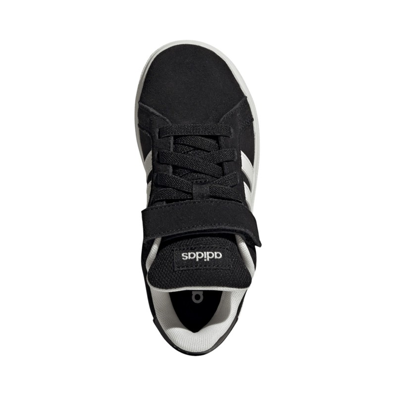 SUEDE-SYNLEA     BLACK/OFFWHT/GUM