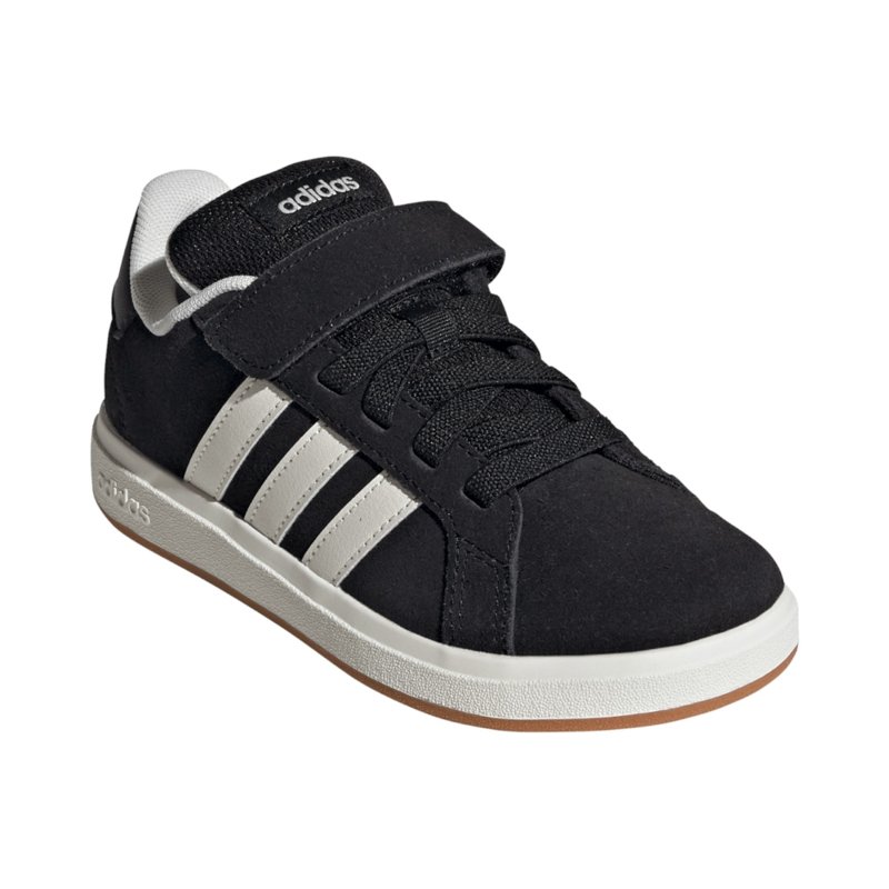 SUEDE-SYNLEA     BLACK/OFFWHT/GUM