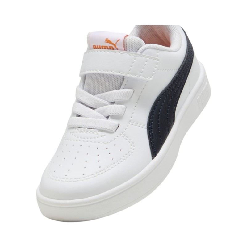 SYN.LEATHER      WHITE-NAVY-DK.POPPY