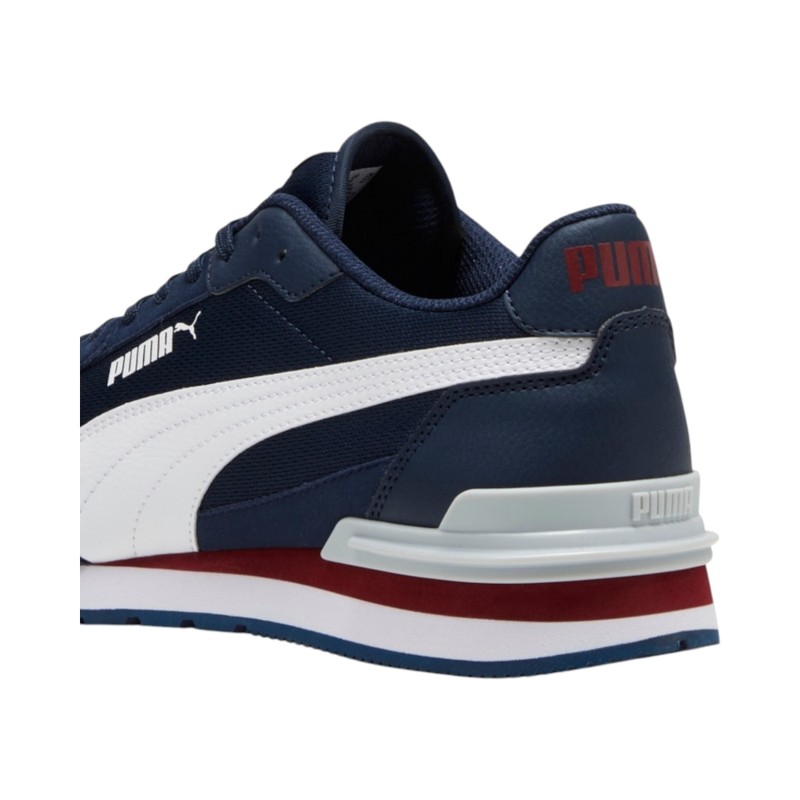 SUEDE/MESH       NAVY-WHITE-RED-GRAY
