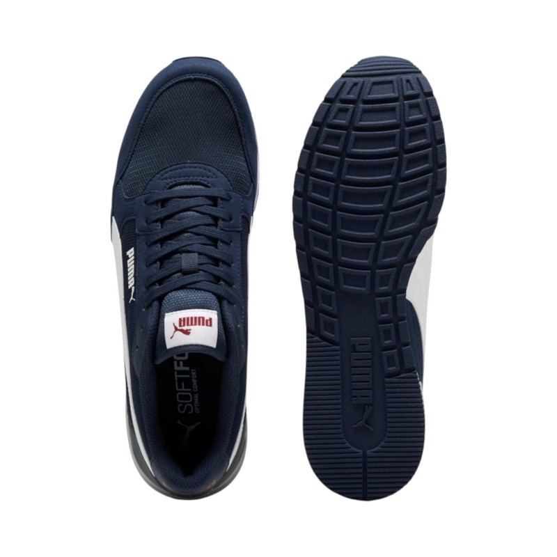 SUEDE/MESH       NAVY-WHITE-RED-GRAY