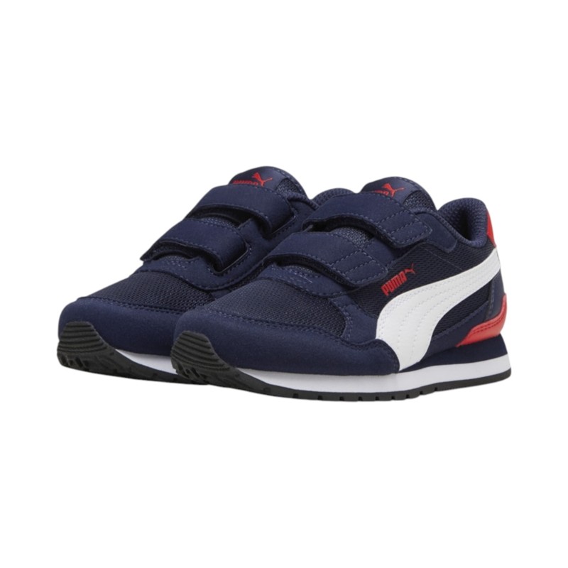 SUEDE/MESH       NAVY-WHITE-RED