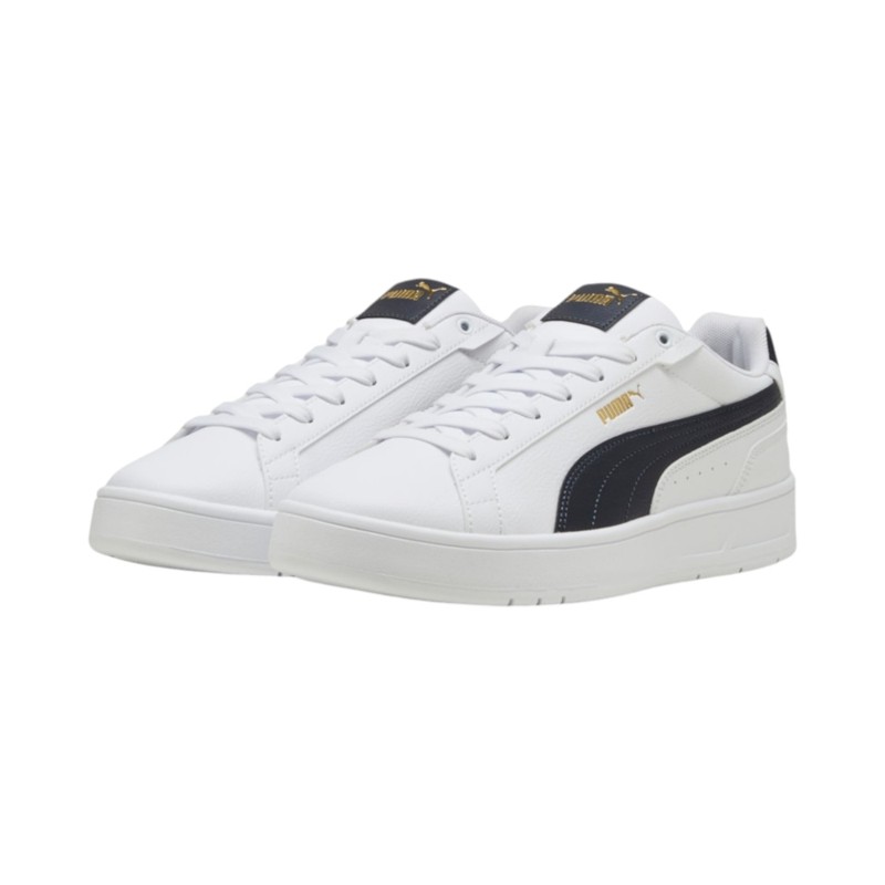 SYN.LEATHER      WHITE-NAVY-GOLD