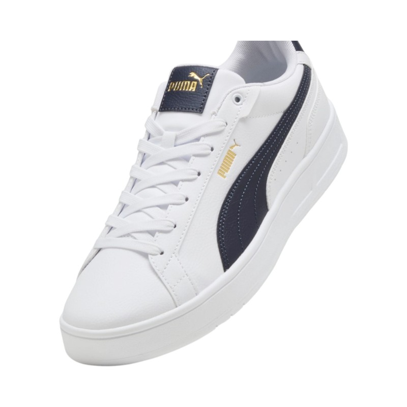 SYN.LEATHER      WHITE-NAVY-GOLD