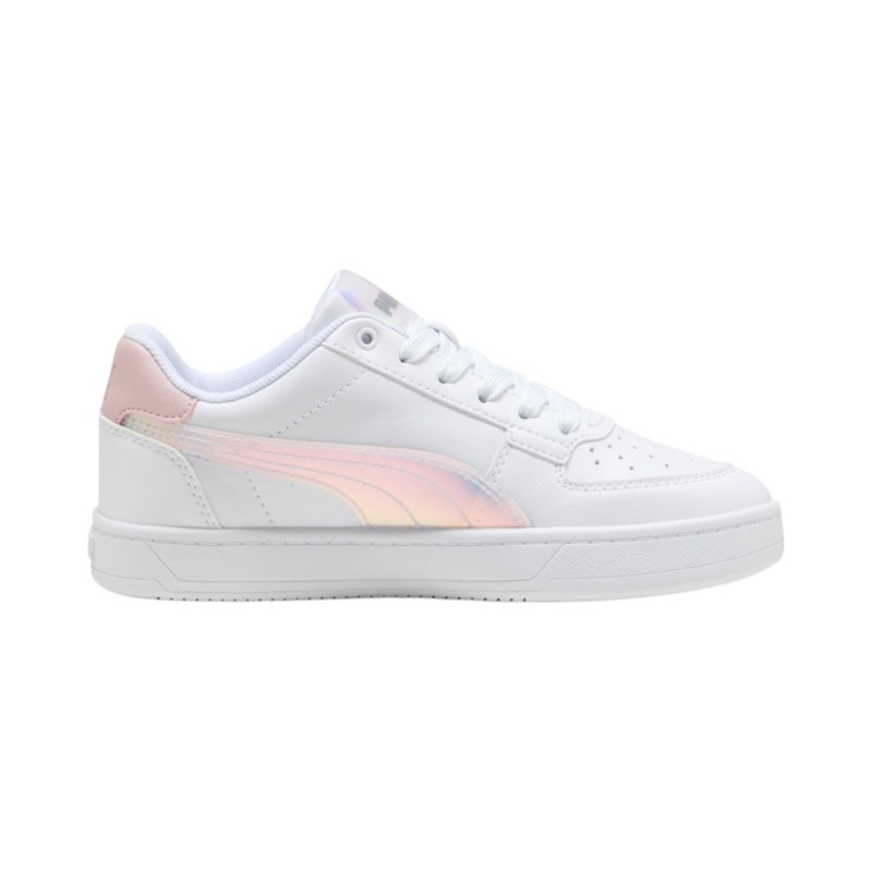 HOLO-SYN.LEATHER WHITE-MIST-SILVER