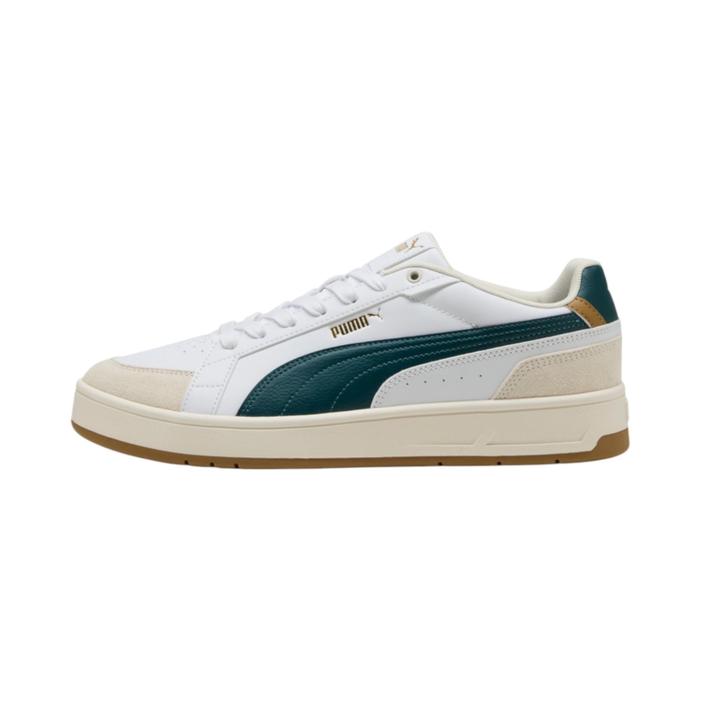 SYN.LEATHER      WHT-GREEN-GOLD
