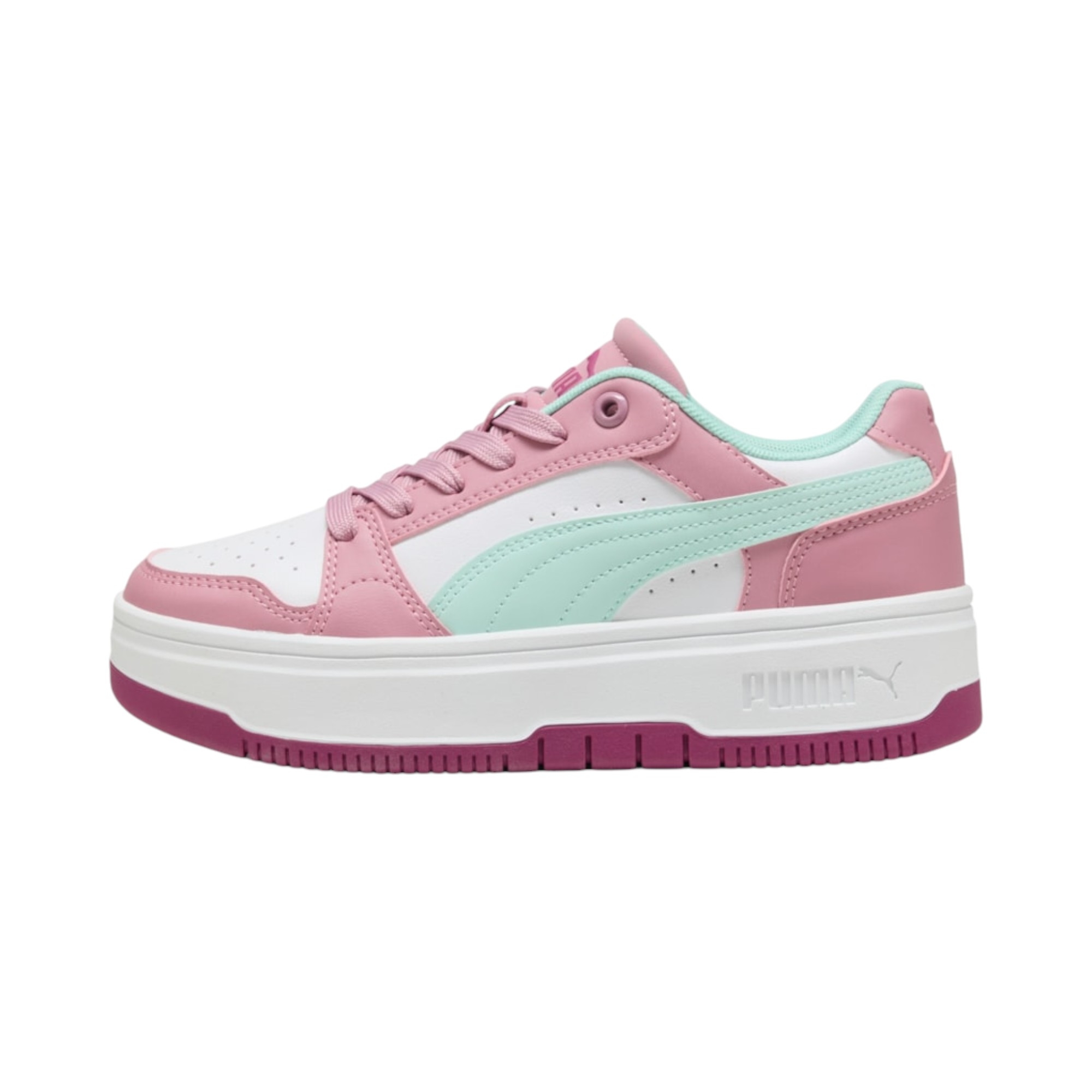 SYN.LEATHER      WHT-GRAY-MAUVE