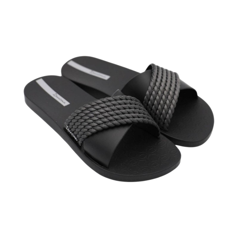 CIABATTA GOMMA   BLACK-BLACK