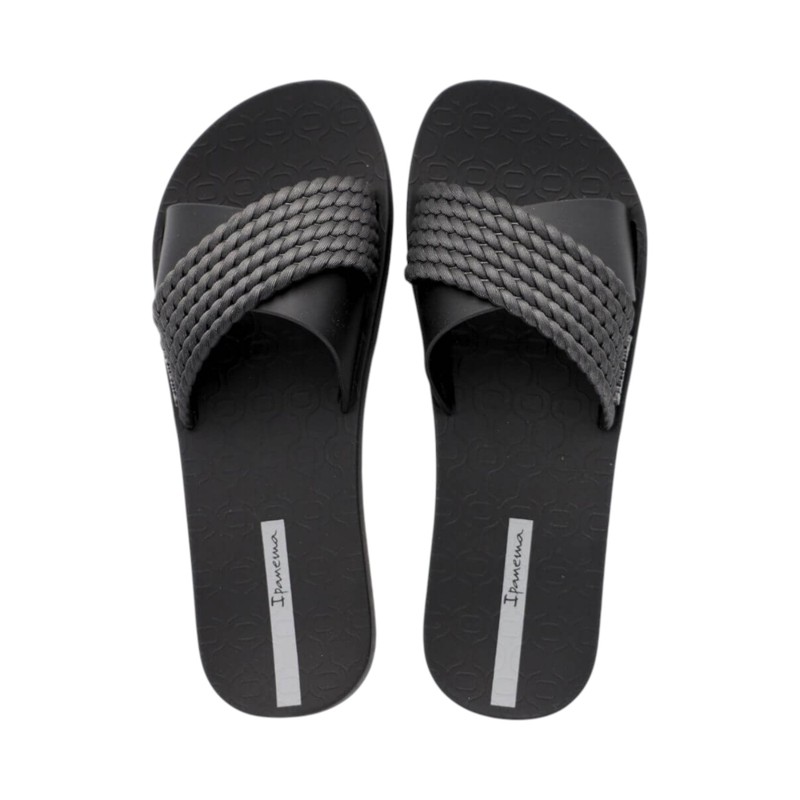 CIABATTA GOMMA   BLACK-BLACK