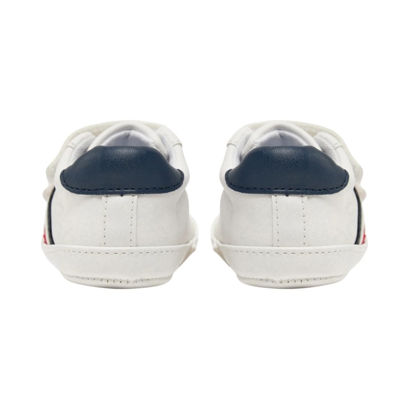 SYN LEATHER      WHITE-BLUE