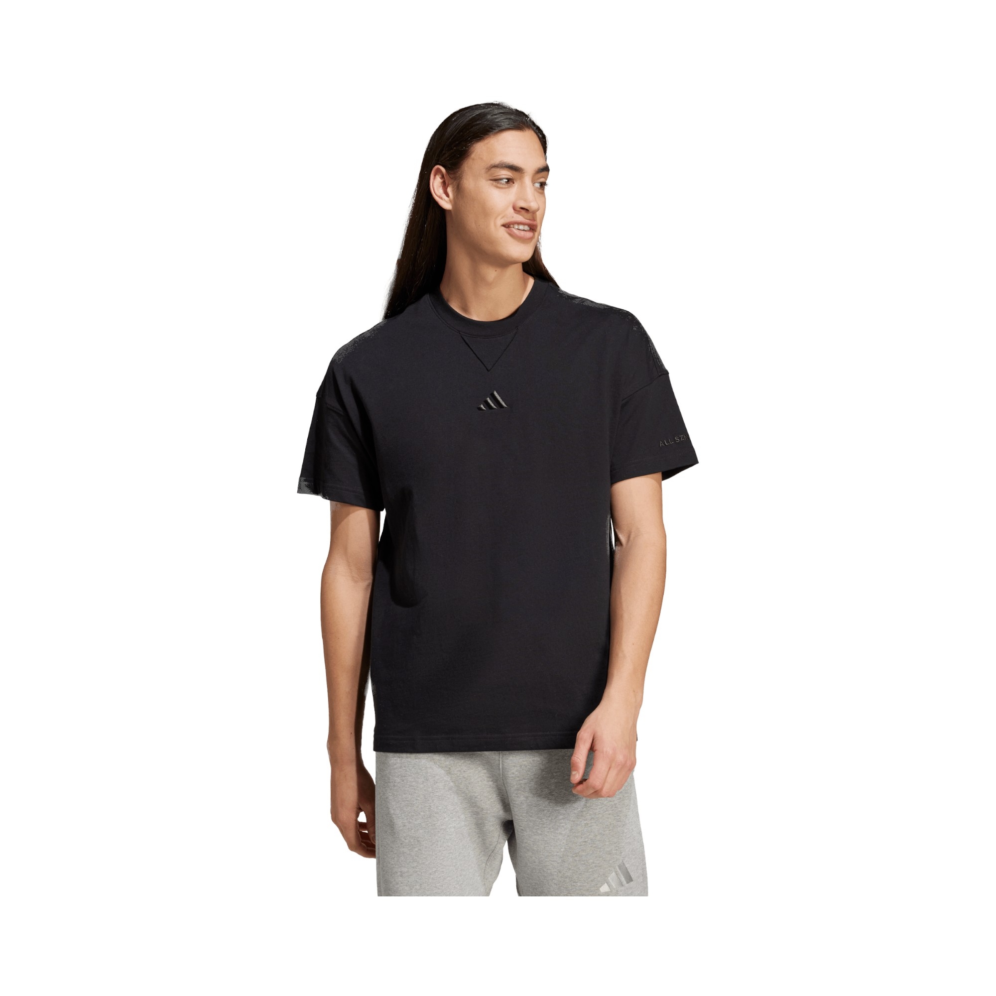 COT.JERSEY-LOOSE BLACK