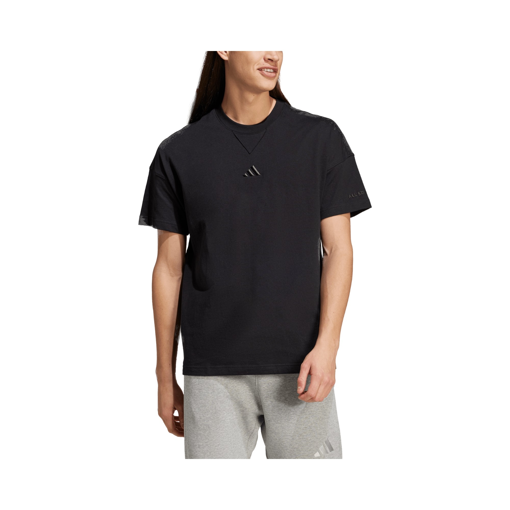 COT.JERSEY-LOOSE BLACK