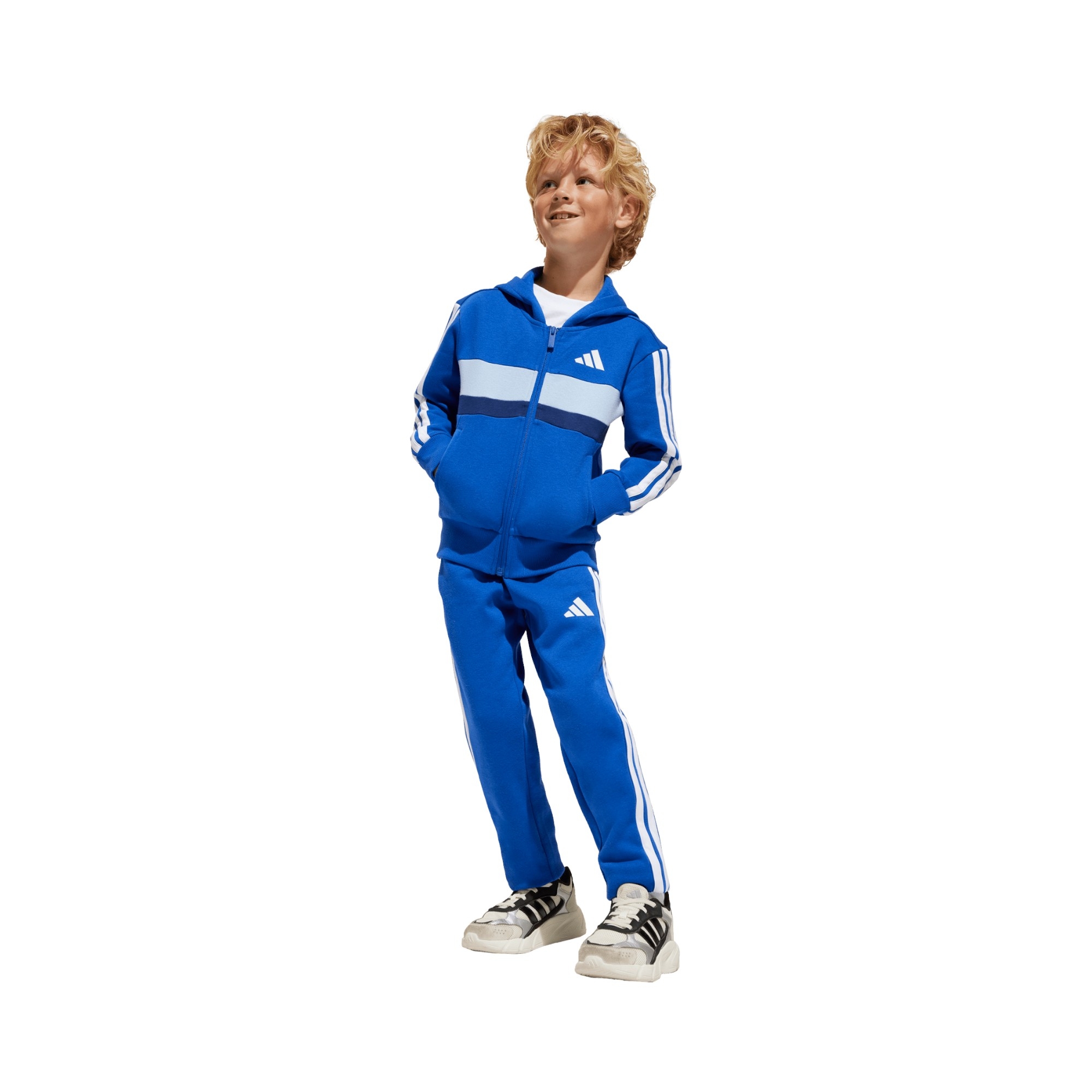COT.FLEECE       ROYAL/WHITE/BLUE