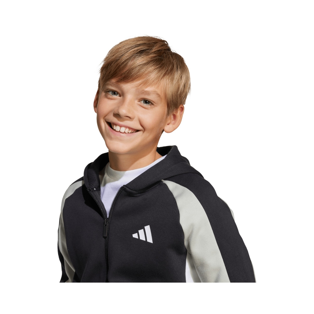 COT.FLEECE       BLACK/SILVER/WHITE