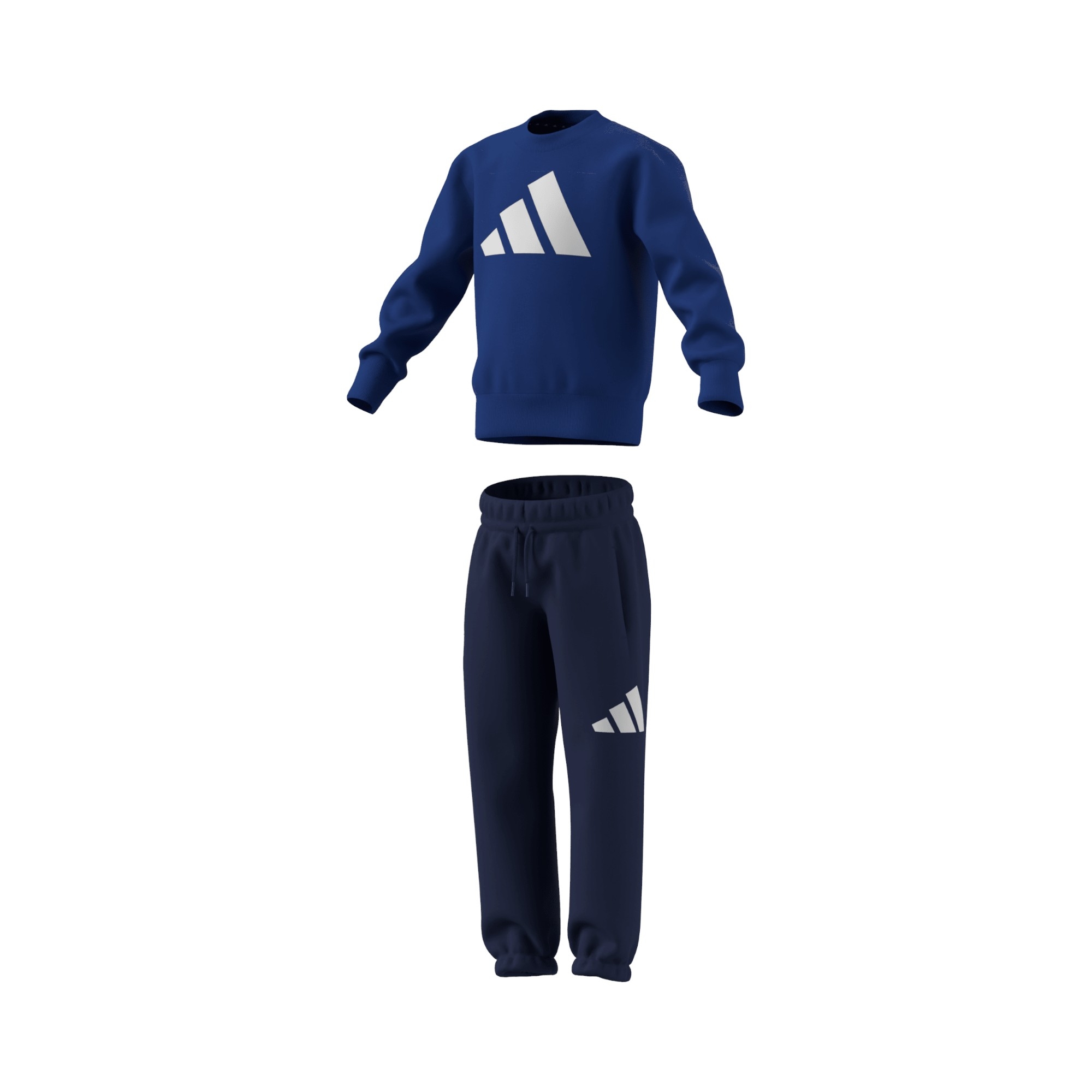 COT.FLEECE       BLUE/WHITE