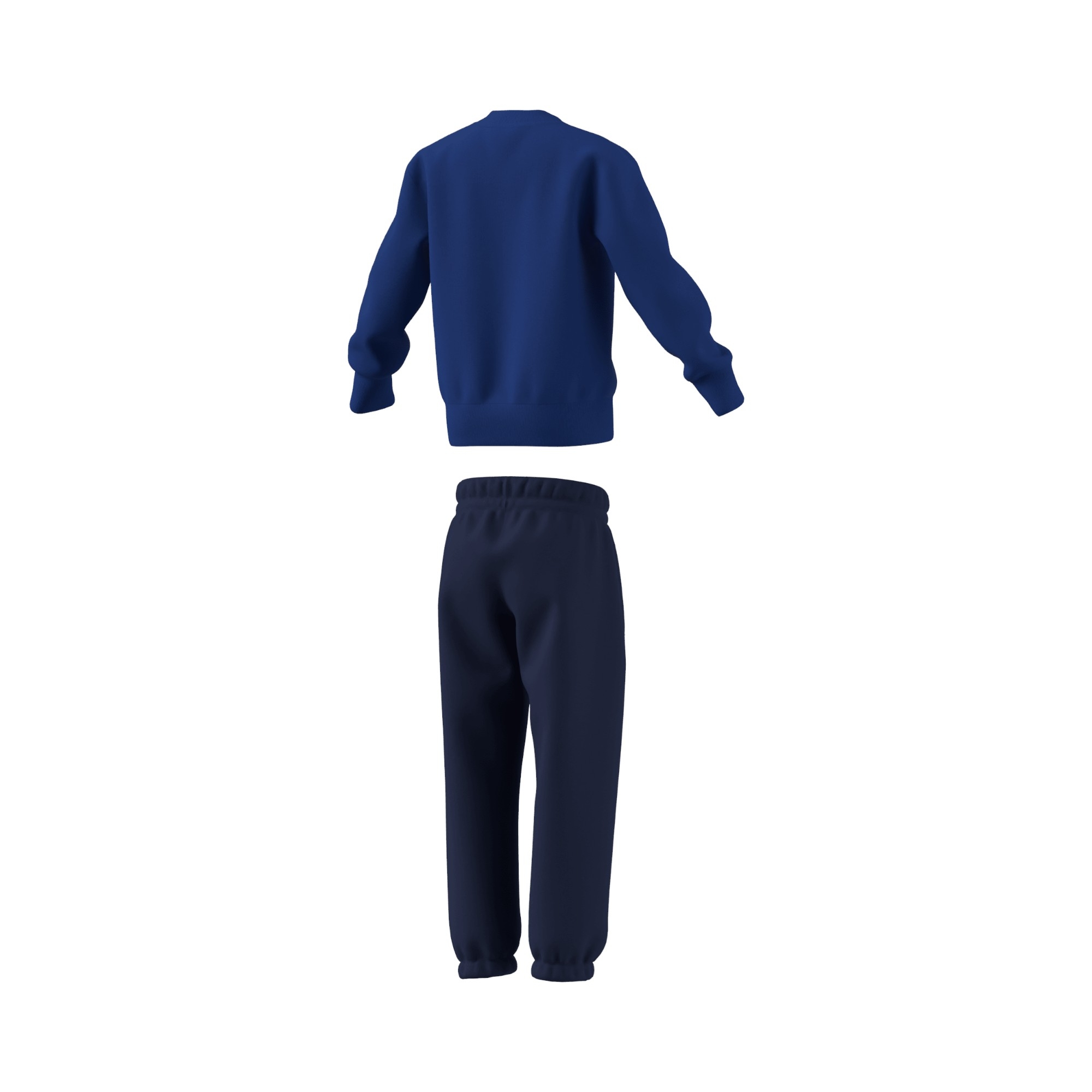 COT.FLEECE       BLUE/WHITE