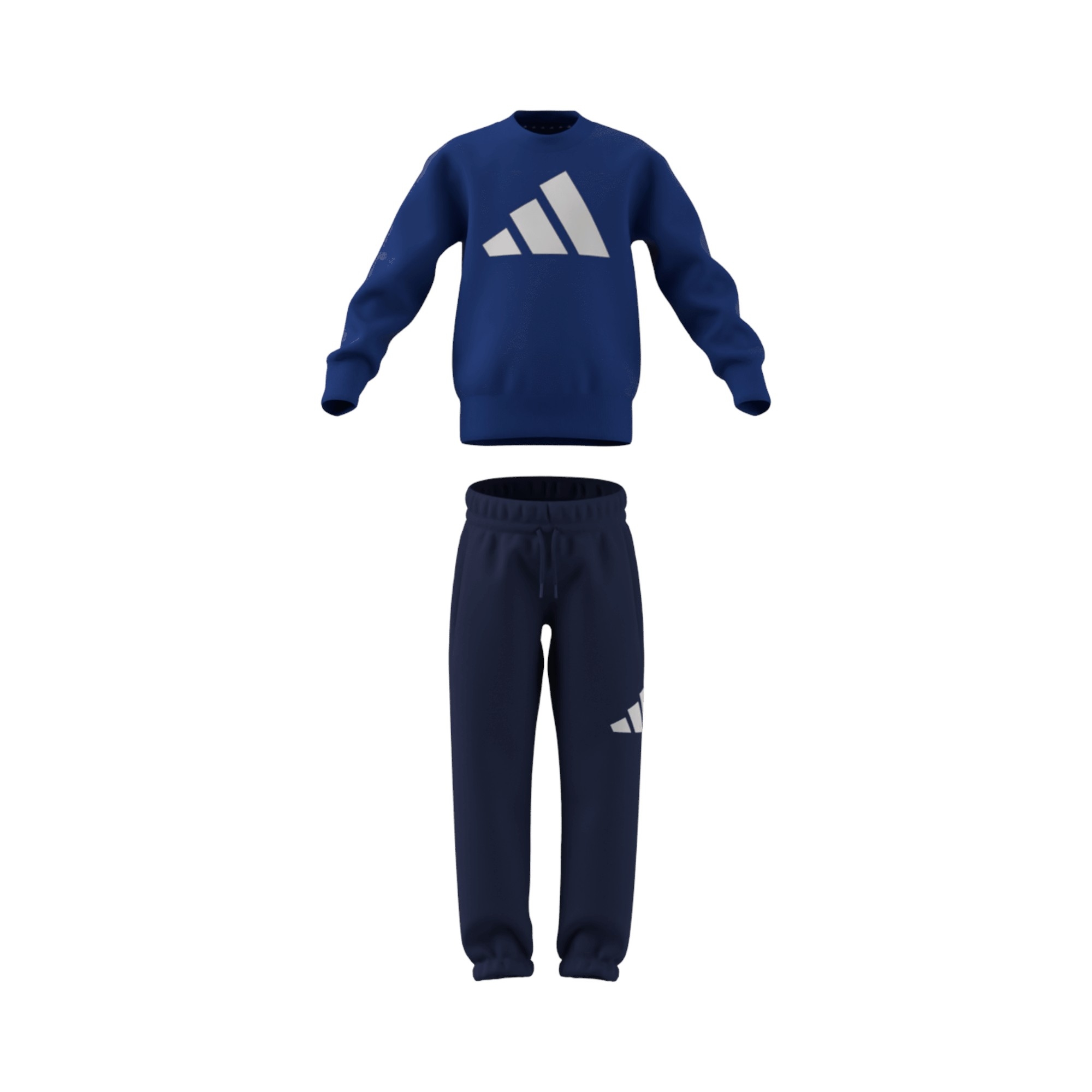 COT.FLEECE       BLUE/WHITE