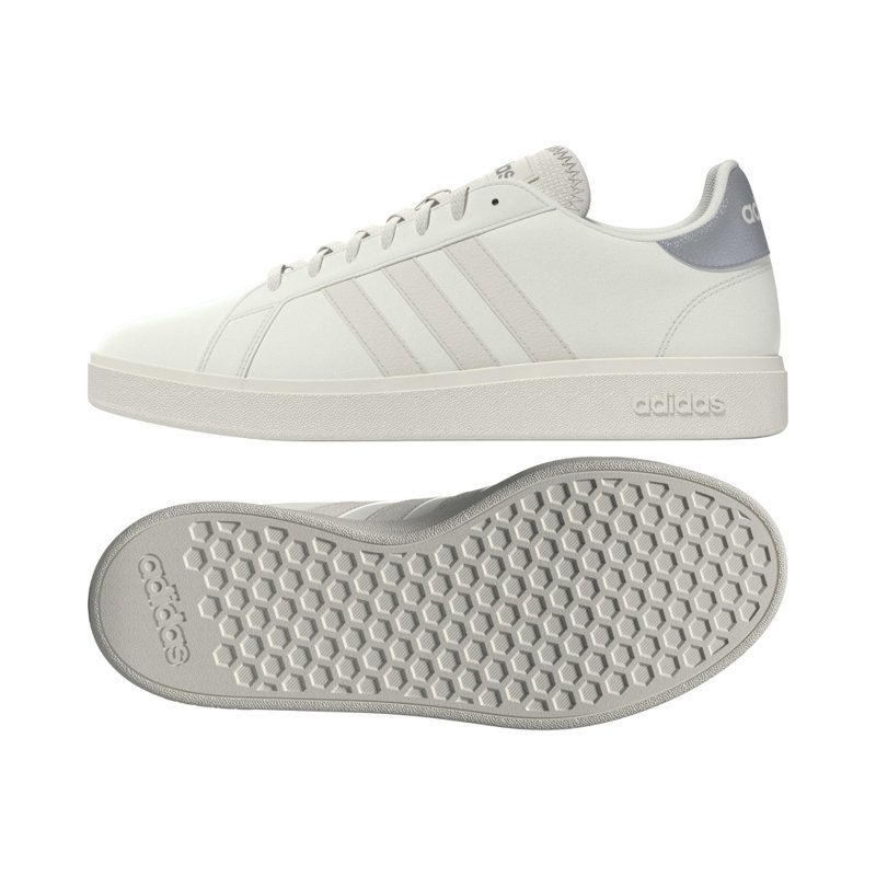 SYN LEATHER      WHT/OFFWHT/SILVER MET