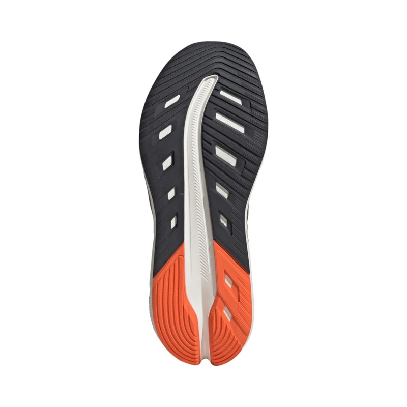 TXT-SYN.LEATHER  CARBON/ORANGE