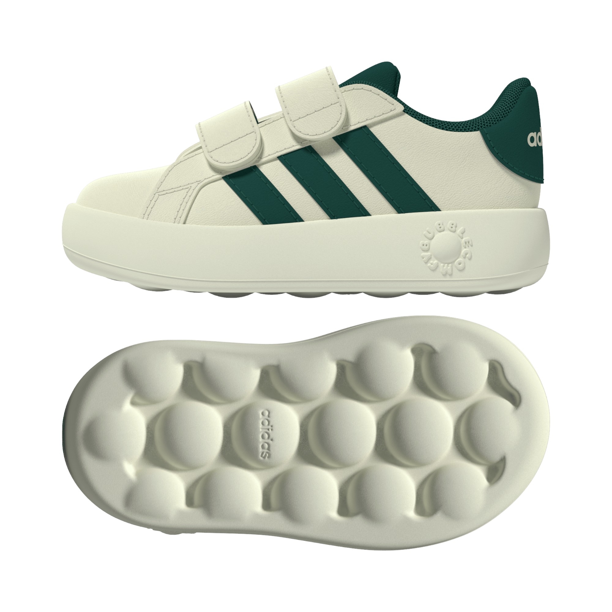 SYN LEATHER      OFFWHT/GREEN/BLACK