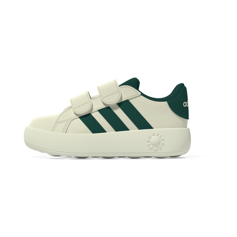 SYN LEATHER      OFFWHT/GREEN/BLACK