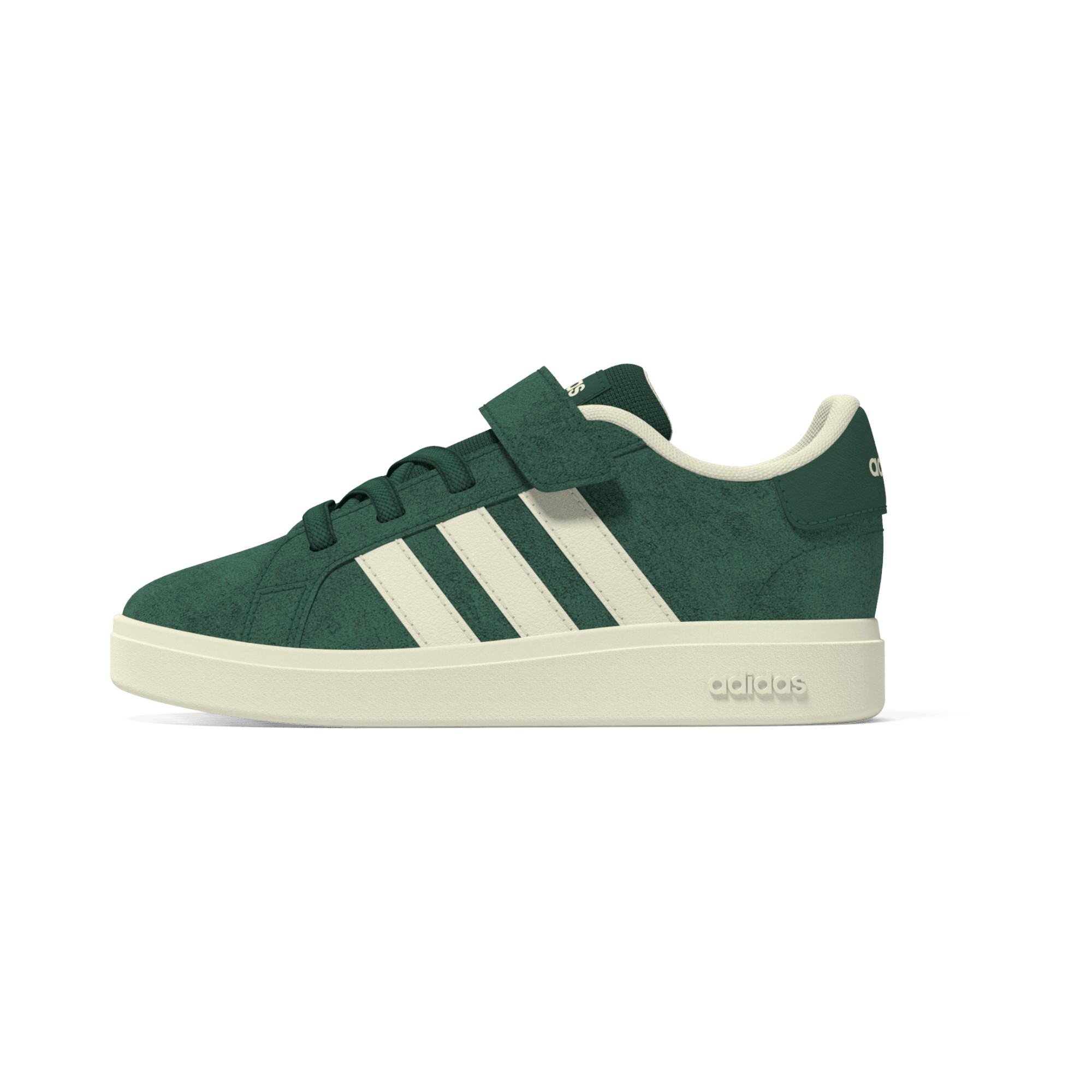 SUEDE-SYNLEA     GREEN/OFFWHT/BLACK