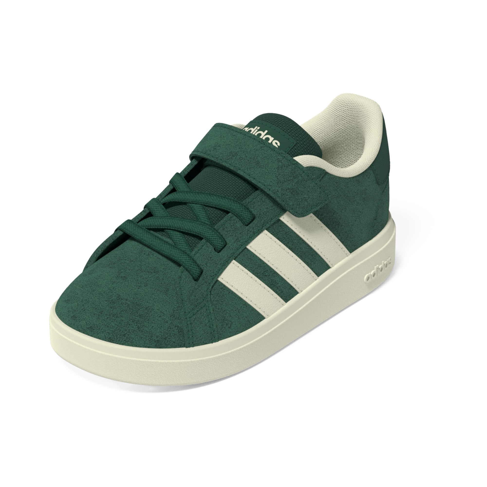 SUEDE-SYNLEA     GREEN/OFFWHT/BLACK