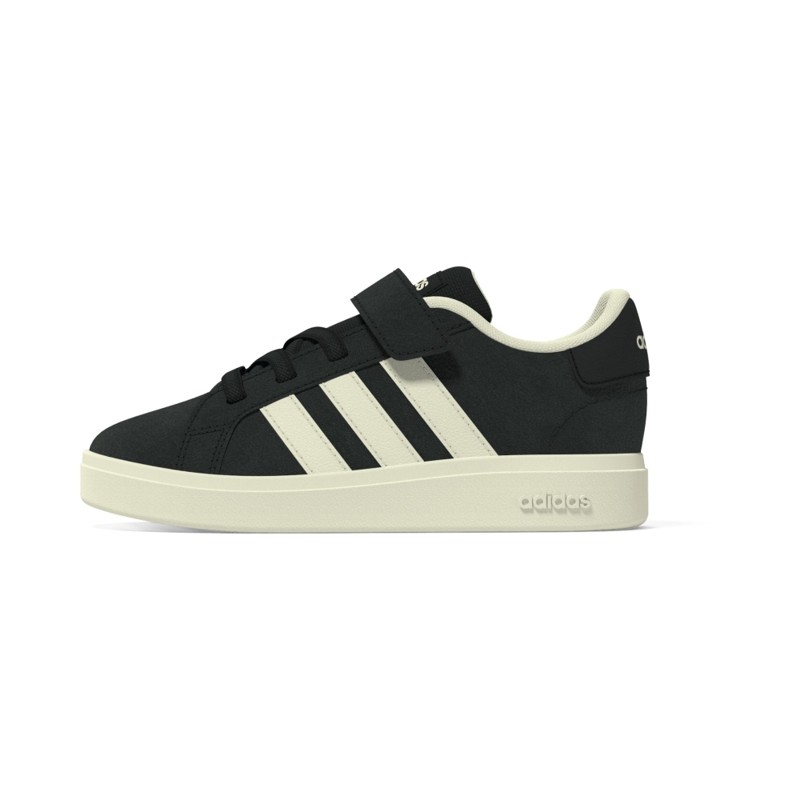 SUEDE-SYNLEA     BLACK/OFFWHT/WHITE