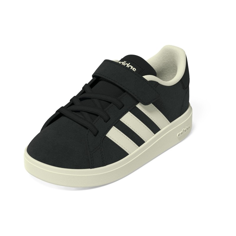 SUEDE-SYNLEA     BLACK/OFFWHT/WHITE