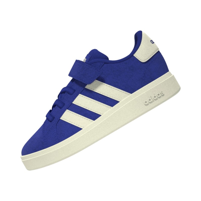 SUEDE-SYNLEA     BLUE/OFFWHT/BLACK