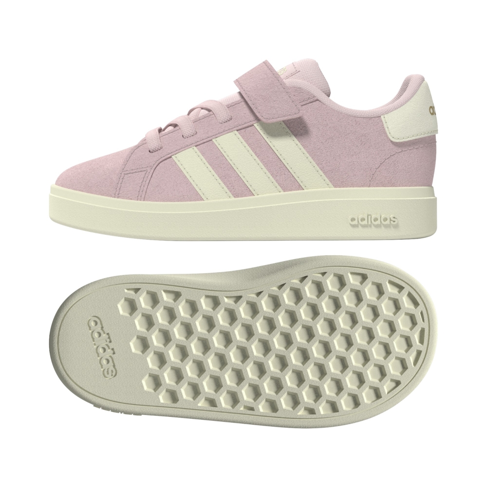 SUEDE-SYNLEA     PINK/OFF WHITE/WHITE