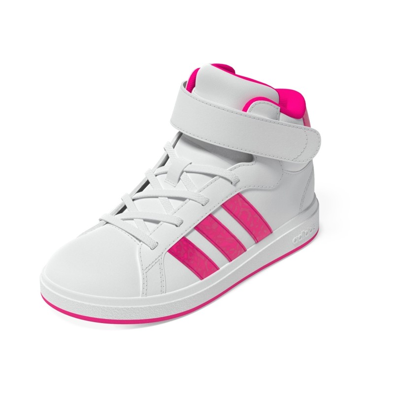 SYN LEATHER      WHITE/PINK/GREY