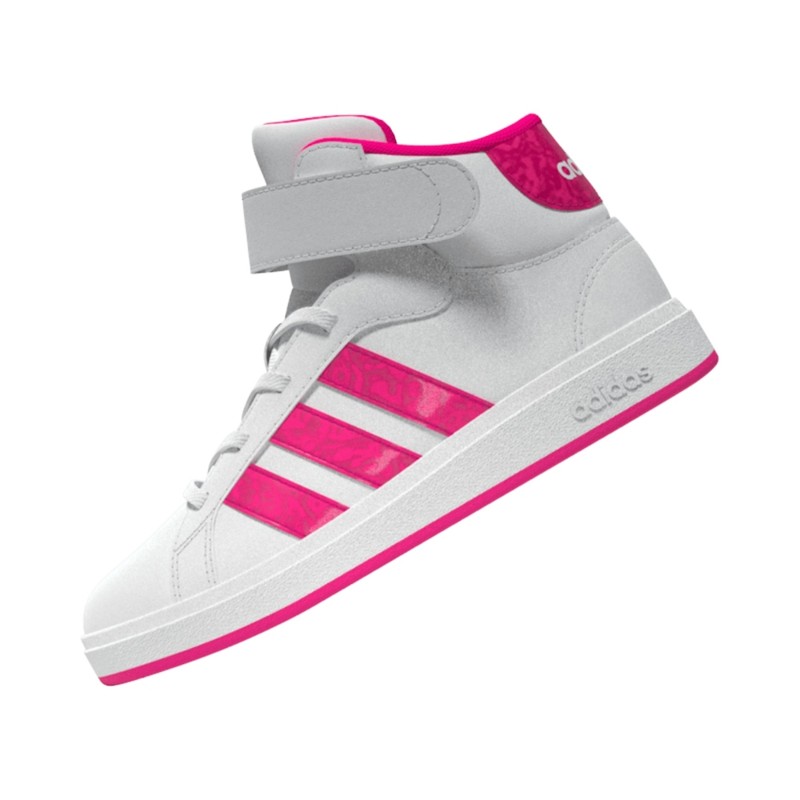 SYN LEATHER      WHITE/PINK/GREY