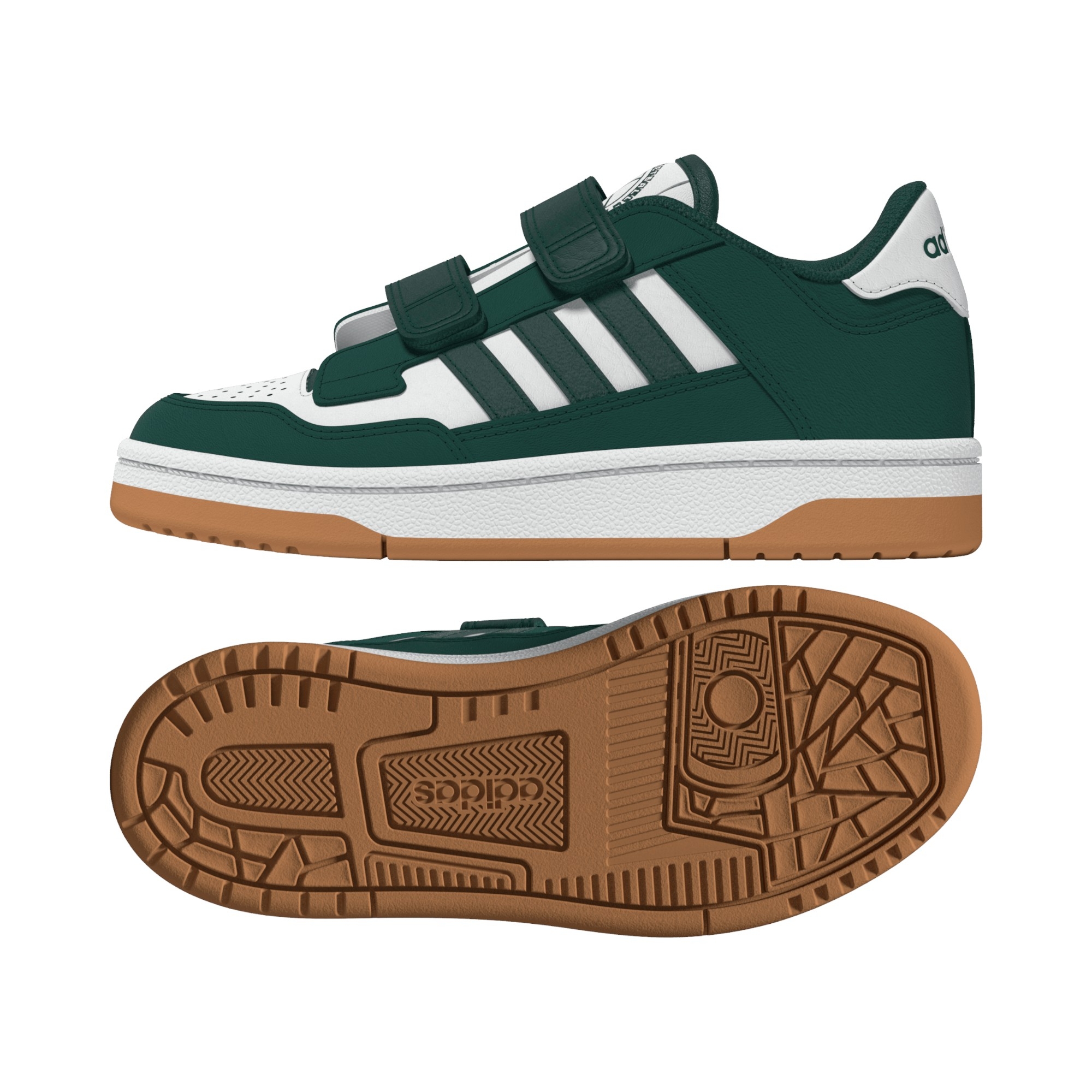 SYNLEA-SUEDE     GREEN/WHT/GUM