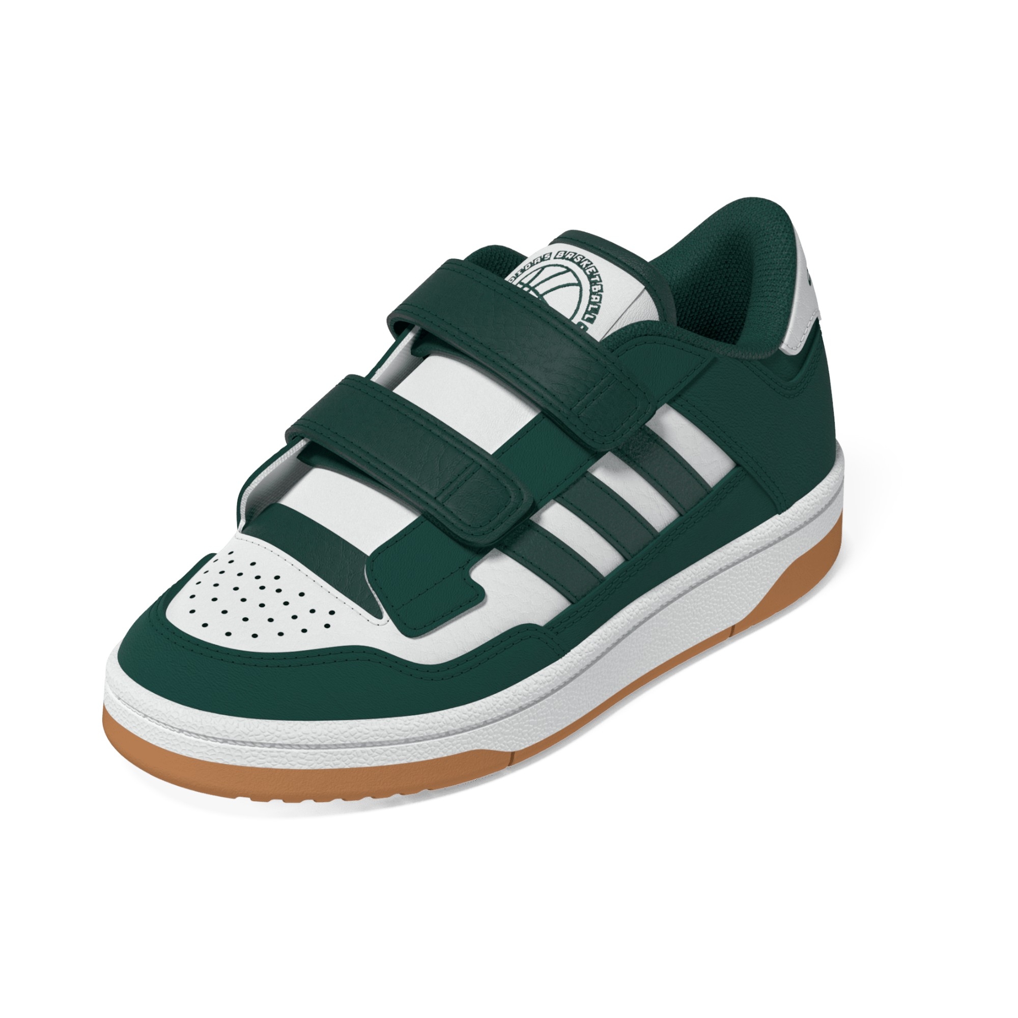 SYNLEA-SUEDE     GREEN/WHT/GUM