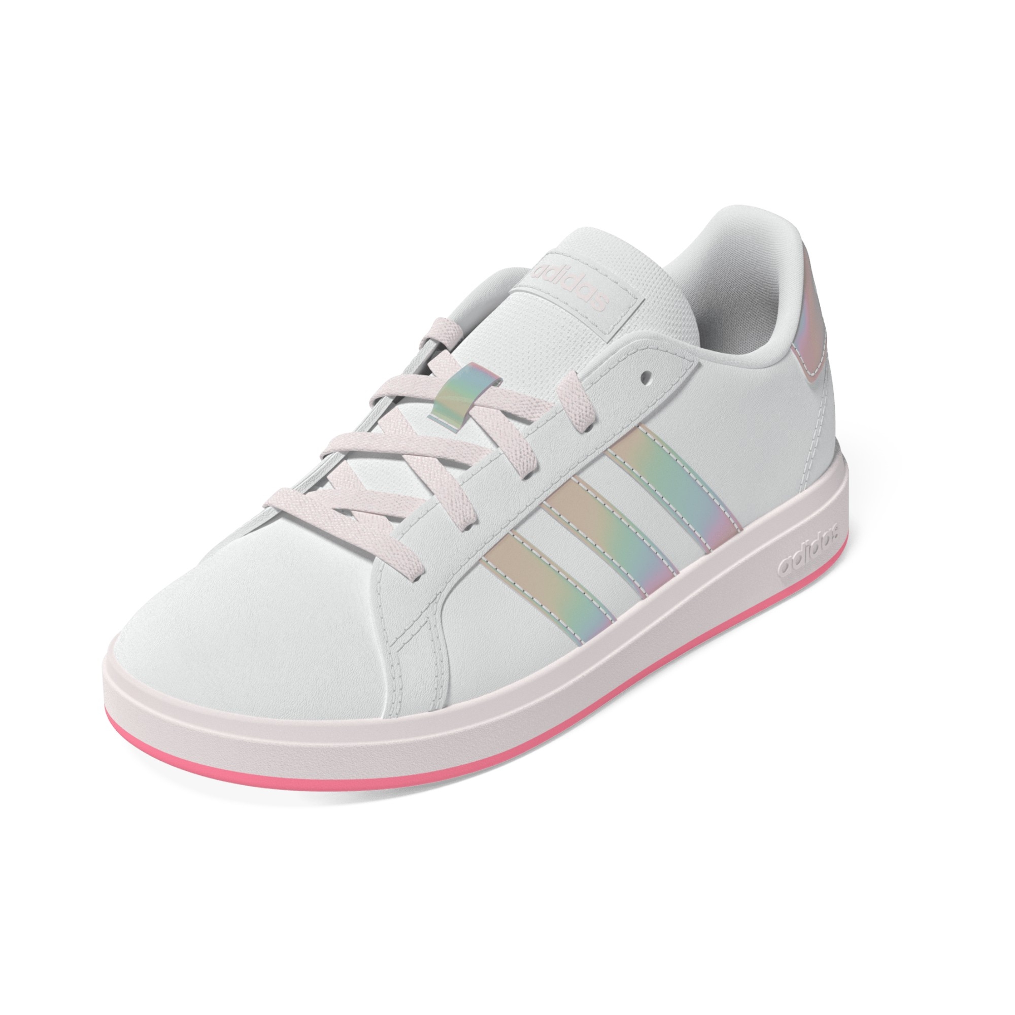 SYN LEATHER      WHT/PINK/PINK