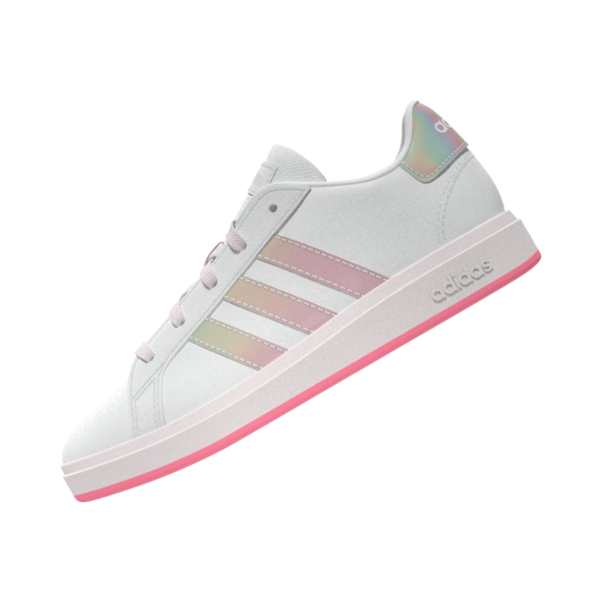 SYN LEATHER      WHT/PINK/PINK